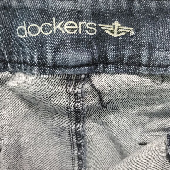 Dockers Womens Jeans Blue Size 30' Zip Clasp Closure Faux Pockets Front And Back - Picture 5 of 12